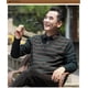 thumbnail image 2 of Suéter grueso con forro polar para hombres de mediana edad y mayores, el papá usa una solapa falsa de dos piezas, el abuelo usa ropa gruesa y abrigada en invierno, 2 of 5