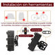 thumbnail image 4 of Luz Para Bicicleta Recargable 5led Luces Traseras Bicicleta Belug, Negro, 4 of 5