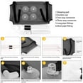 thumbnail image 5 of Stable Triangle Design, Foldable Cat Window Perch with Cozy Cat Window Hammock for High Breathability Experience, Strong Suction Cup with Cordless Cat Hammock for Indoor Cats up to 10Kg, 5 of 5