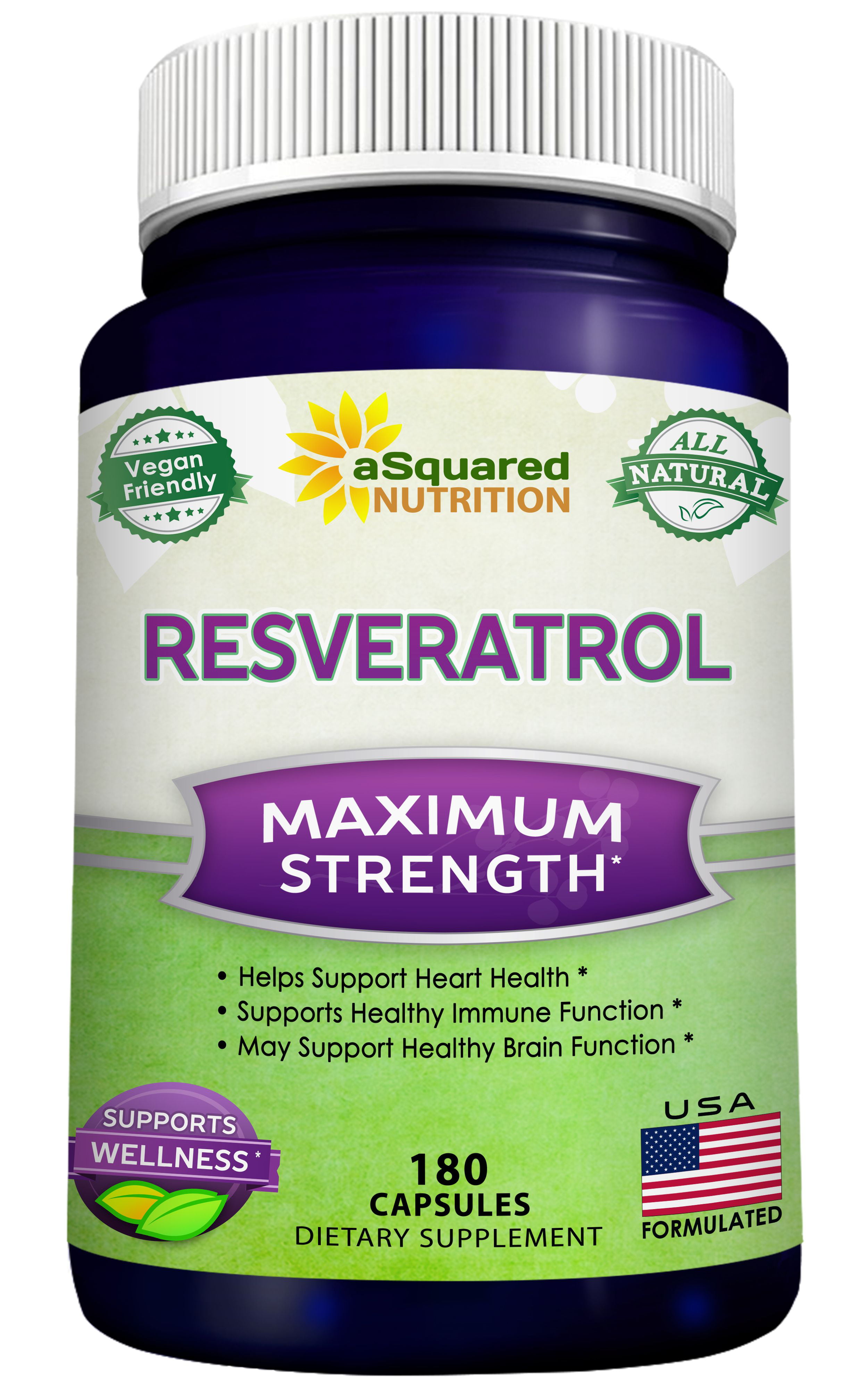 Resvinatrol Complete Capsules Resveratrol Supplement Heart Health Support & More 
