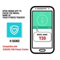 thumbnail image 2 of ZURURU Correa de repuesto Y39 Y39 Fitness Tracker, 2 of 5