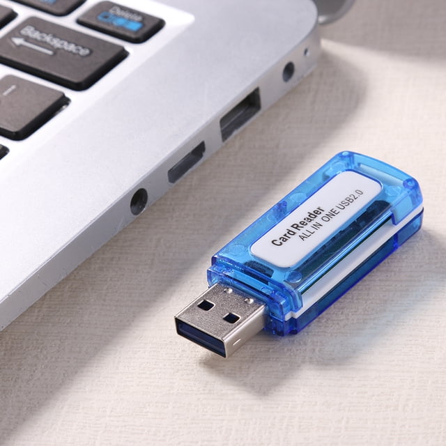 Lector de tarjetas de memoria 4 en 1 USB 2.0 Lector de tarjetas todo en uno para Micro SD TF M2