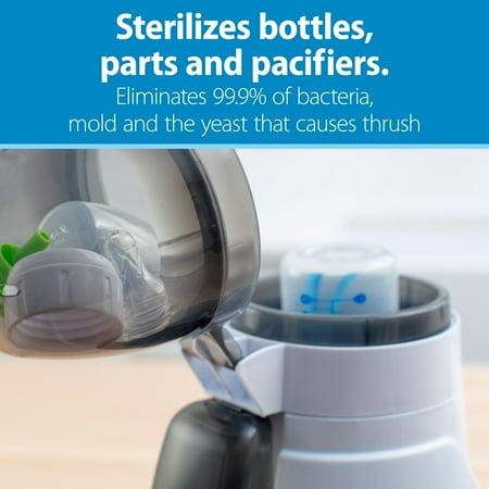 Dr. Brown's Deluxe Baby Bottle Warmer and Sterilizer for Formula, Breast Milk, and Baby Food Jars