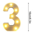 thumbnail image 2 of FAMTKT Letters Lights Alphabet Lamp LED Letter Lighting Letter Light Illuminated Letters Night Lights Decoration for Birthday Party Wedding Children's Room, 2 of 6