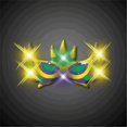 thumbnail image 1 of Blinkee 1121200 Light Up Mardi Gras Mask, 1 of 2