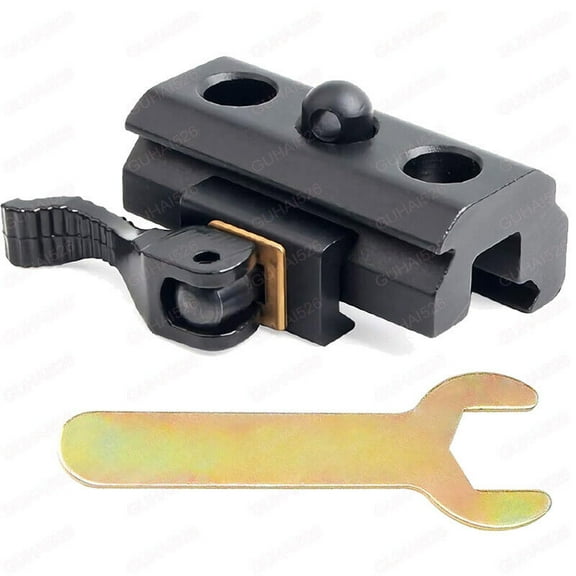 Quick Release For Harris Style Bipod Sling Stud to 20mm Picatinny Rail Adapter