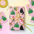thumbnail image 4 of Papel de regalo navideño para gatos WRAPAHOLIC, 43 x 10 m, color rosa, 4 of 7