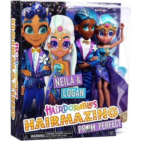 Hairdorables Prom Perfect Neila & Logan Doll 2-Pack
