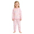 thumbnail image 3 of BenBen Kids Toddler Girl Pajamas Pj Set Long Sleeve Snug Fit Soft & Cozy Size 2Y to 10Y, 3 of 4