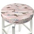 thumbnail image 3 of KLL Cloud Sloth Round Bar Chair Cushion Cover 12 inch ,Bar Stool Protector with Elastic, Soft Washable, 3 of 6