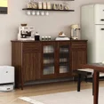 thumbnail image 4 of Vitrina de almacenamiento para sala de estar, gabinetes abiertos de nicho, muebles de mediados de siglo, estante multiusos Vintage multifunción para el hogar, 4 of 4
