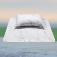 thumbnail image 4 of Coussin à Main Bras Marbré Ensemble Coussin à Main Non-Dérapant Résistant à la Saleté Support de Repose-Matelas Pliable Art Manucure Accessoires Blanc, 4 of 5
