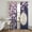 Pink, Blue, White, variant on Cherry Blossoms Sheer Curtains 96 Inch Length 2 Panels Set, Modern Art Moonlight Farmhouse Voile Window Treatment Semi Sheer Long Curtains Drapes for Bedroom/Living Room/Kitchen 52"x96"x2