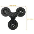 thumbnail image 3 of Dosaele Shopping Cart Casters Wheel Wheels for Luggage Stair Climbing Triangle Triangular Four, 3 of 6