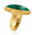 thumbnail image 3 of Ross-Simons 16.00 Carat Emerald Ring in 18kt Gold Over Sterling, Women's, Adult, 3 of 6