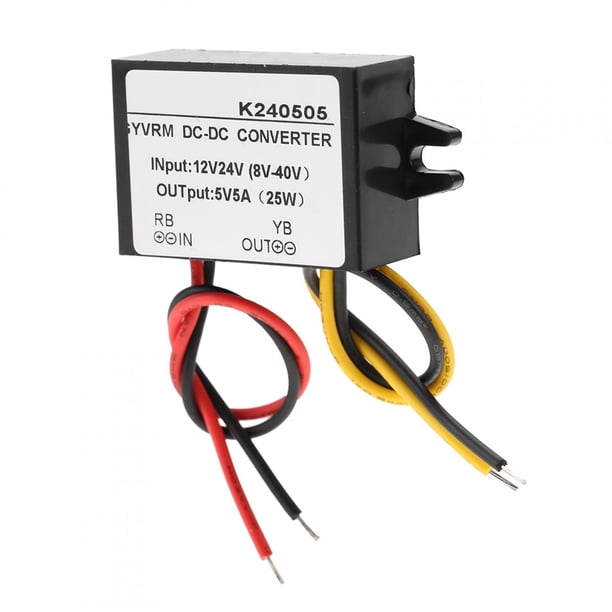Módulo de fuente de alimentación reductora de convertidor CC-CC de 12 V/24 V a 5 V y 5 A