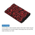 thumbnail image 3 of Uxcell 7.1 Inch Wide 5 Yard Lace Ribbon Floral Pattern Black+Red Lace Trim Ribbon for Sewing Making, 3 of 5
