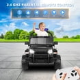 thumbnail image 4 of ANPOO 12V Kids Powered Ride on Truck Car with Parent Remote Control, Electric Battery Powered Ride on Toys w/ 3-Speed, Suspension, LED Lights, Music, Bluetooth, MP3, 4 of 10