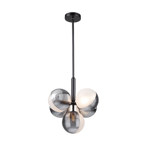 Artcraft Lighting Bolla Collection 5Light Pendant Black