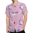 thumbnail image 4 of High Quality Hawaiian Shirts for Men Short Sleeve Aloha Beach Shirt Floral Summer Casual Button Down Shirts Blouses EGEGSC, 4 of 7