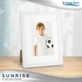 thumbnail image 6 of Icona Bay 8x10 White Solid One-Piece Picture Frames W/ Mat for 5x7, 5 Pack, Painted Solid One-Piece Wood Composite, Sunrise Tabletop or Wall Mounted Frames, 6 of 8