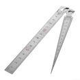 thumbnail image 2 of Feeler Hole Welding Inspection Ruler Depth Gauge 1-150mm Measure Taper Width, 2 of 11