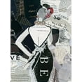 thumbnail image 2 of Robinson, Carol 15x18 White Modern Wood Framed Museum Art Print Titled - Fashion Mosaic II, 2 of 4