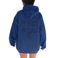 thumbnail image 5 of XIAOCHA Men's I'M Just A Girl Graphic Print Hoodie Long Sleeve Hooded Pullover Knit Top Soft Playful Casual Hoodies, 5 of 8