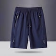 thumbnail image 2 of Wuphunn Athletic Shorts Casual Shorts for Women Shorts for Women Trendy Athletic Shorts Cargo Shorts Drawstring Shorts Women Sweat Shorts Women Bermuda Short Dark Blue L, 2 of 6
