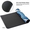 thumbnail image 2 of Japanese Blue and White Wave Gaming Mouse Pad XL, Extended Large Full Desk Mousepad 31.5 X 11.8 Inch, Big Mouse Pad with Stitched Edge, Non-Slip Long Computer Keyboard Mat for Office & Home Caburywe, 2 of 6