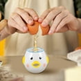 thumbnail image 3 of Ceramic Egg Separator for Kitchen Chicken Shaped Tool with Oval Beak Design 3.5 x 2.8 Inches, 3 of 6