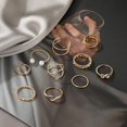 thumbnail image 4 of HAHDAXIA Stocking Stuffers for Teens Gold Stackable Rings Set for Women Vintage Knuckle Rings for Teen Girls Midi Rings Pack Statement Bohemian Stacking Rings for Women Multiple Rings Pack, 4 of 5