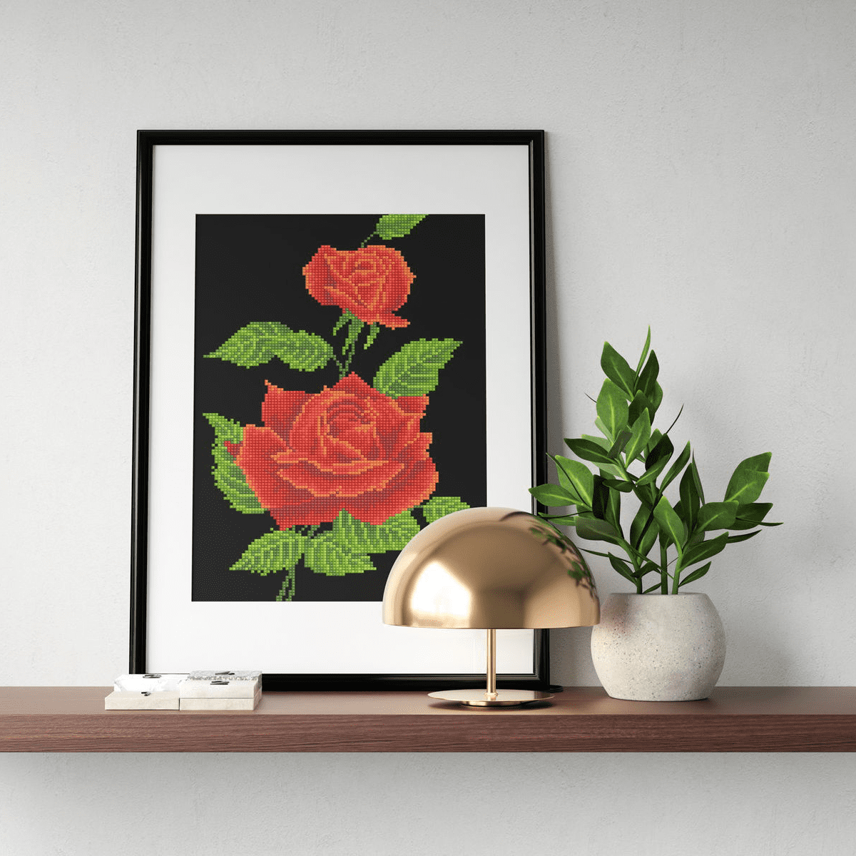 Diamond Dotz Red Rose Corsage Diamond Painting Kits for Adults - Diamond Art Kits a Relaxing Creative Craft Kit with Dotz Gems 16.5x10.6