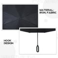 thumbnail image 3 of Raindrops Ring Handle Folding Umbrella Large Compact Umbrella Umbrella With Carabiner Unbreakable Umbrella Lightweight Umbrella Windproof Umbrella, 3 of 8