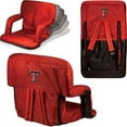 thumbnail image 1 of Picnic Time 618-00-100-574-0 Texas Tech Rouge Raiders Impression Numérique Ventura Stade Siège&44; Rouge, 1 of 1