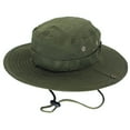 thumbnail image 2 of TODOZO Sun Hat for Men,Cotton Summer Outdoor Sun Protection Wide Brim Bucket Hat Foldable Safari Boonie Hat Bucket Hat for Fishing Hiking Garden Lawn Work Safari Camping Outdoor Outdoor Hiking Fishin, 2 of 3