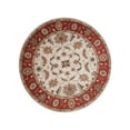 thumbnail image 2 of Rugsotic Carpets Hand Tufted Wool Eco-Friendly Area Rugs - 6'x6', Round, Beige Red, Modern Contemporary Design, High Pile Handmade Anti Skid Rugs for Living Room, Bed Room (K00106), 2 of 7