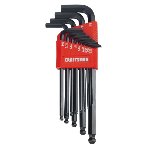 Craftsman Juego De Llaves Hexagonales Con Punta De Bola, 13 Piezas (Cmht26013)