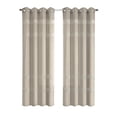thumbnail image 2 of Habitat Phoebe Light Filtering Grommet Curtain Panel 52 x 84 in Taupe, 2 of 5