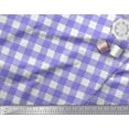 thumbnail image 3 of Soimoi Silk Fabric Gingham Check Print Fabric by Yard 42 Inch Wide, 3 of 3