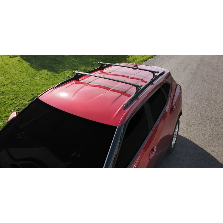 BrightLines Roof Rack Cross Bars Compatible with Chevy Blazer 2019