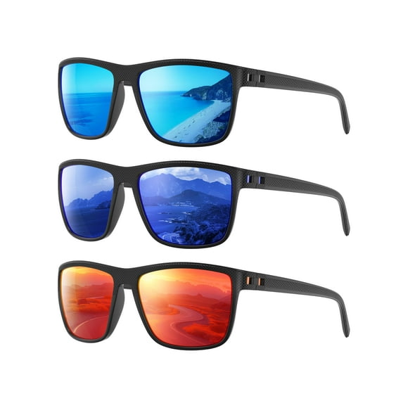 Gafas de Sol Polarizadas Foliful Paquete de 3 Protección UV400 3806B07