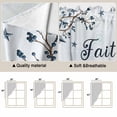 thumbnail image 5 of Texas Star Country Swag Valances for Windows, Kitchen Curtains 36 Inch Length 2 Panels Set, Blue Farmhouse Branches Short Curtains for Small Windows Rod Pocket Cafe Curtains Drapes 28"x36", 5 of 8