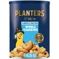 thumbnail image 6 of (3 pack) PLANTERS Deluxe Lightly Salted Whole Cashews, Party Snacks, Plant Based Protein, 18.25 oz Steel Can (1 Canister), 6 of 18