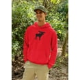 thumbnail image 3 of Old Glory Mens Moose Faux Stitched Long Sleeve Graphic Hoodie, 3 of 6