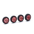 thumbnail image 3 of 4X Aluminum Alloy Wheels Rim Tires for Wltoys 1/28 K969 K989 P929 RC Car, 3 of 5