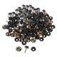 thumbnail image 4 of Juego de 50 tornillos de cobre Cola para cubierta de barco botones a presión Negro 15mm, 4 of 8