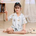 thumbnail image 1 of Pijamas Kawaii Sanrio para niños, Mymelody Kuromi Cinnamoroll, Bonito traje de manga corta de Anime, ropa suelta para el hogar, regalo para niña, nuevo gym unisex, 1 of 2