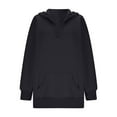 thumbnail image 4 of Ounisa Women's Oversized Essentials Hoodies Fleece Sweatshirts Fall Long Sleeve Solid Pullover with Pocket, 4 of 6