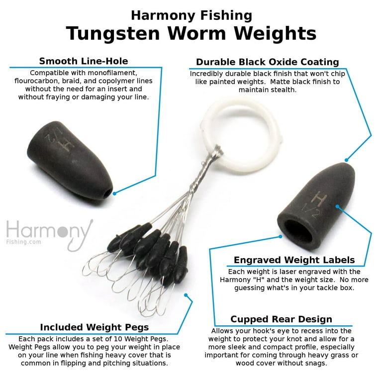 Tungsten Worm Weights for sale
